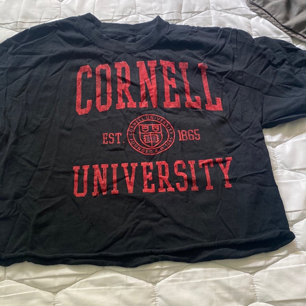 Cornell University Crop T Shirt